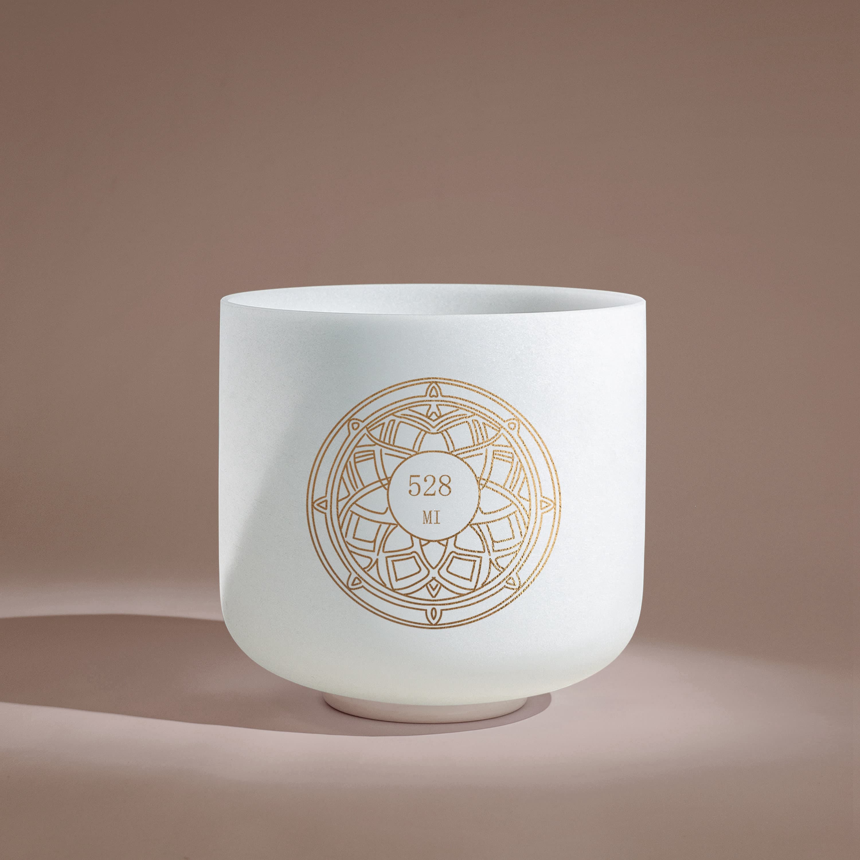 TOPFUND Solfeggio 8 Inch 528 Hz Crystal Singing Bowl - TOPFUND Crystal Singing Bowl